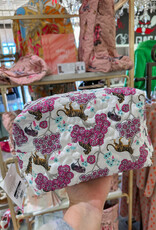 J.HOFFMAN'S Opal Pink Quilted Makeup Bag - Large