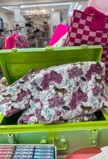 J.HOFFMAN'S Opal Pink Quilted Makeup Bag - Large