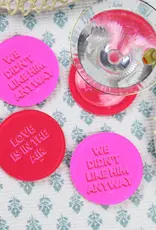 J.HOFFMAN'S Love is in the Air/Didn't like Him Coaster Sert