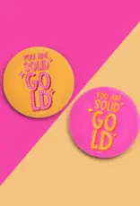 J.HOFFMAN'S You Are Solid Gold Coaster Set