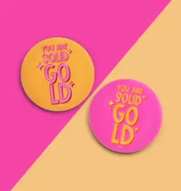 J.HOFFMAN'S You Are Solid Gold Coaster Set