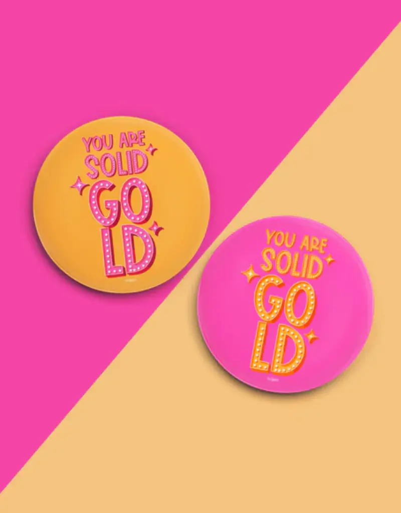 J.HOFFMAN'S You Are Solid Gold Coaster Set