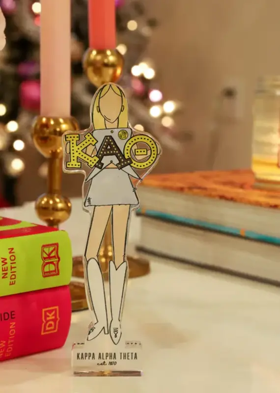 J.HOFFMAN'S Kappa Alpha Theta Block Shelfie