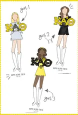 J.HOFFMAN'S Kappa Alpha Theta Block Shelfie