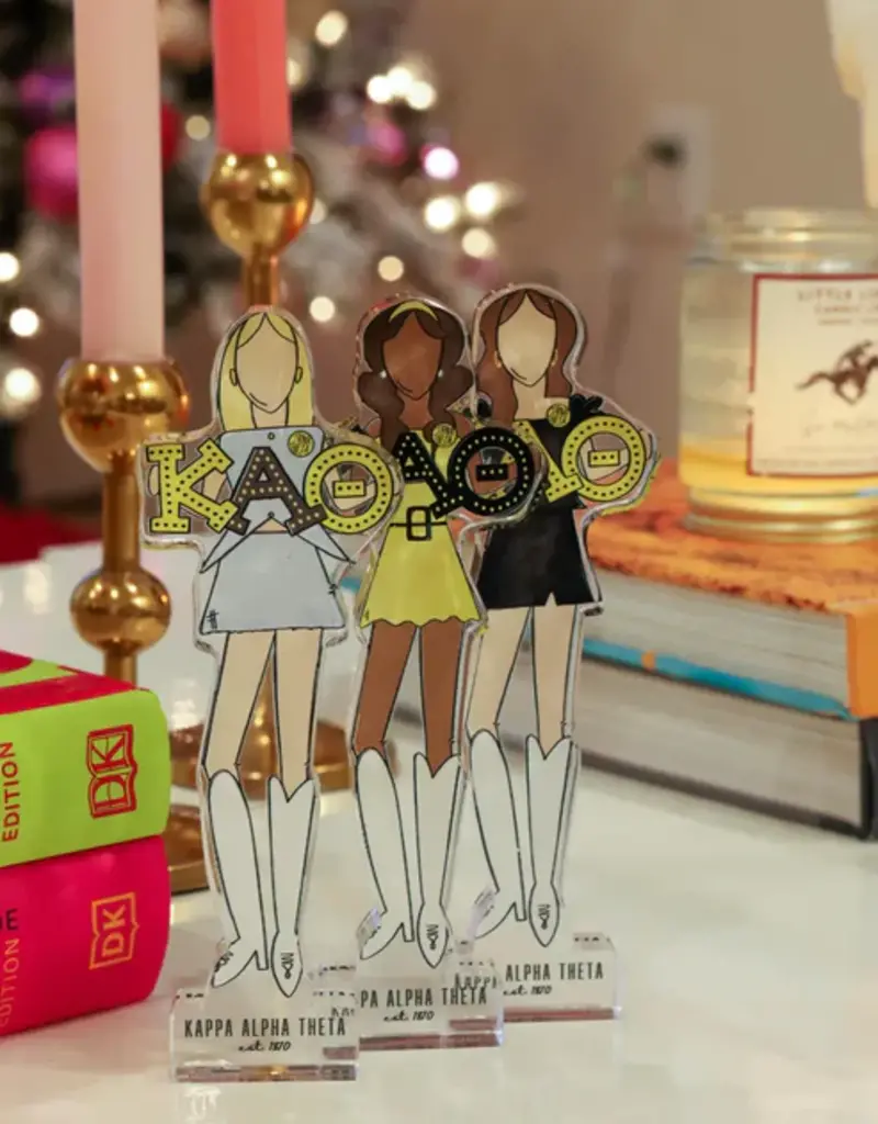 J.HOFFMAN'S Kappa Alpha Theta Block Shelfie