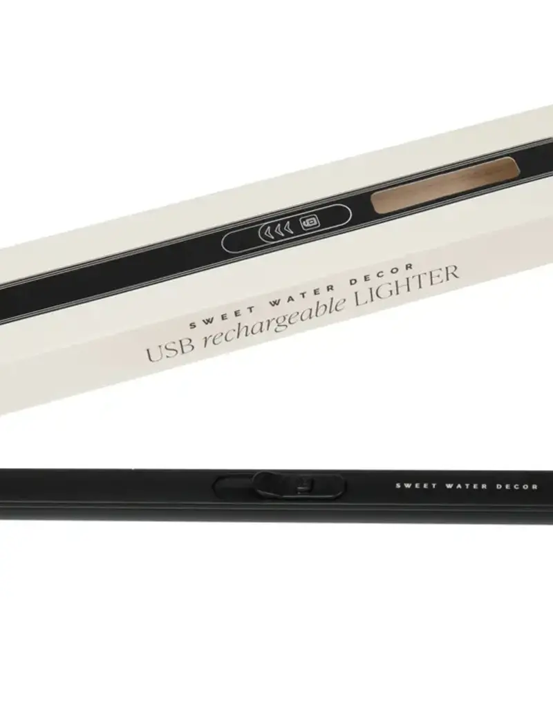 J.HOFFMAN'S Rechargeable Electric Lighter- Black