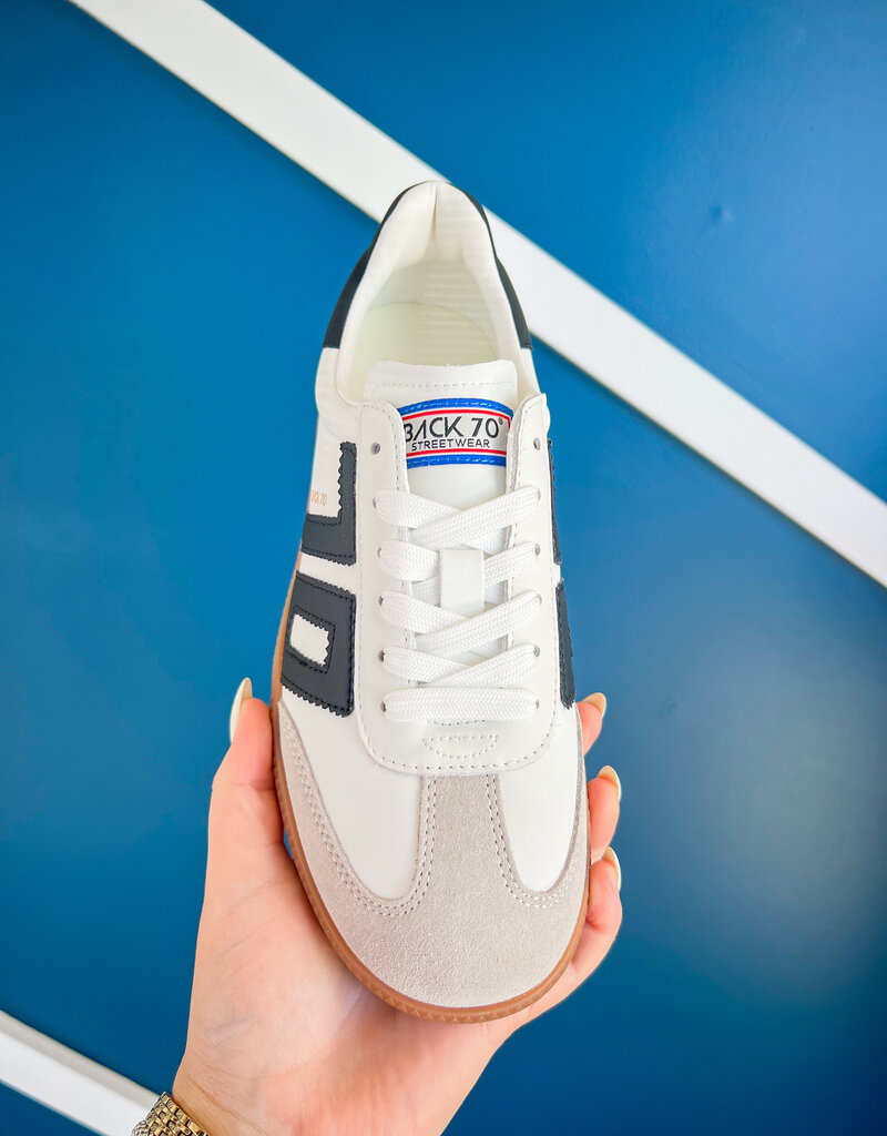 J.HOFFMAN'S Cloud Sneakers - White/Black