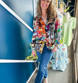 J.HOFFMAN'S Henni Patch Top - Doors/Cowgirl