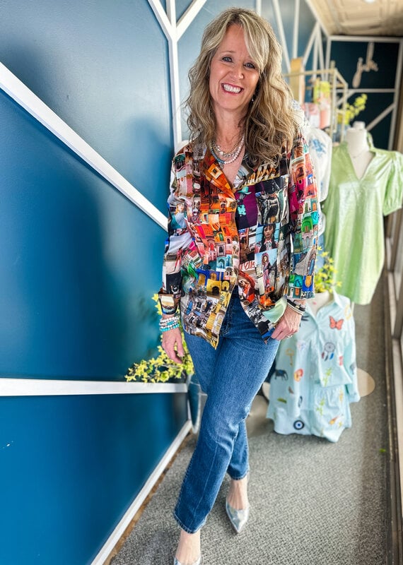 J.HOFFMAN'S Henni Patch Top - Doors/Cowgirl