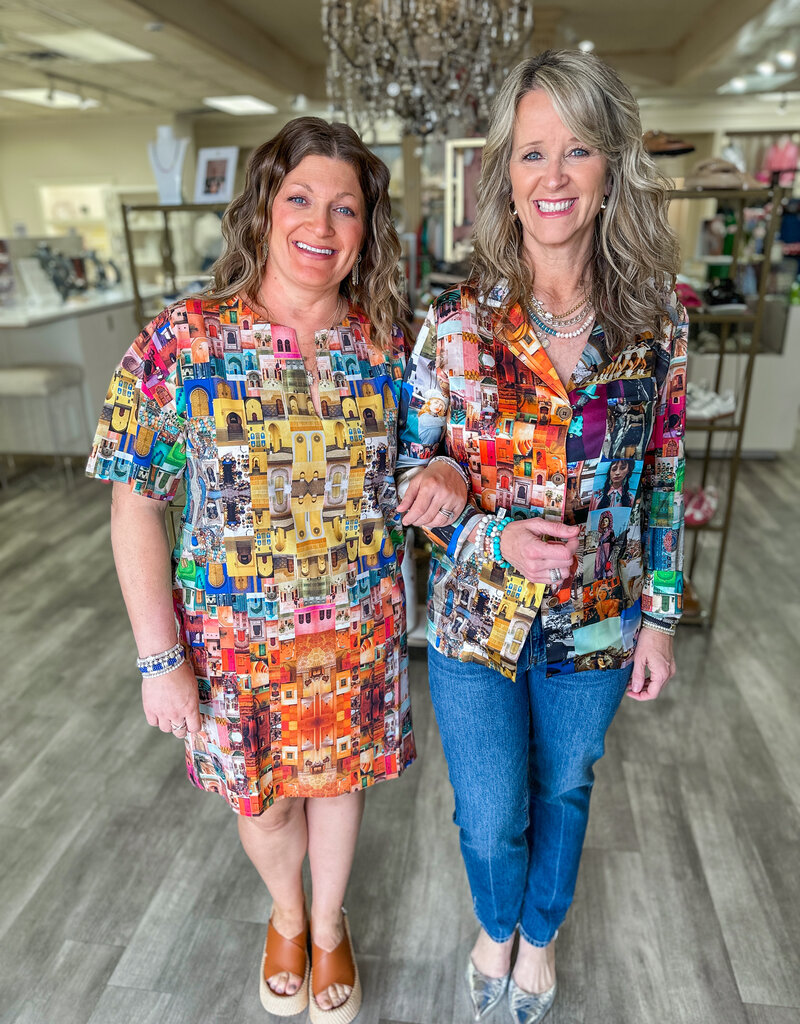 J.HOFFMAN'S Henni Patch Top - Doors/Cowgirl