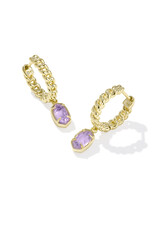 KENDRA SCOTT Emilie Huggie Earrings