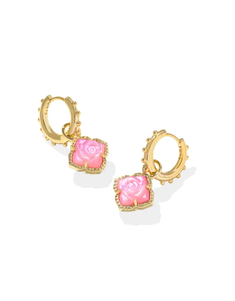 KENDRA SCOTT Mallory Rose Huggie Earrings