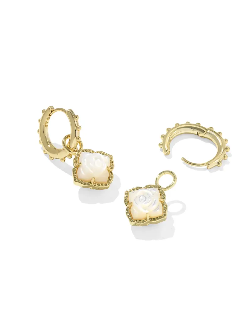 KENDRA SCOTT Mallory Rose Huggie Earrings