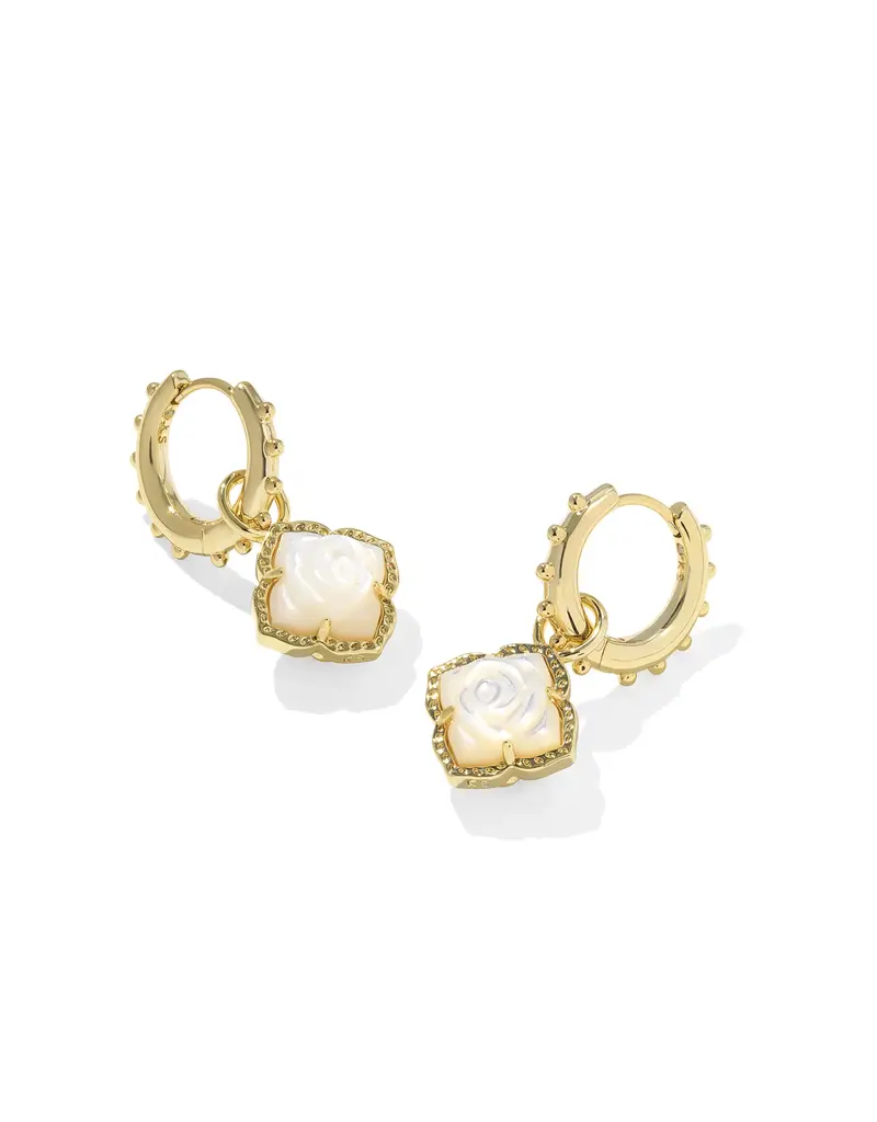 KENDRA SCOTT Mallory Rose Huggie Earrings