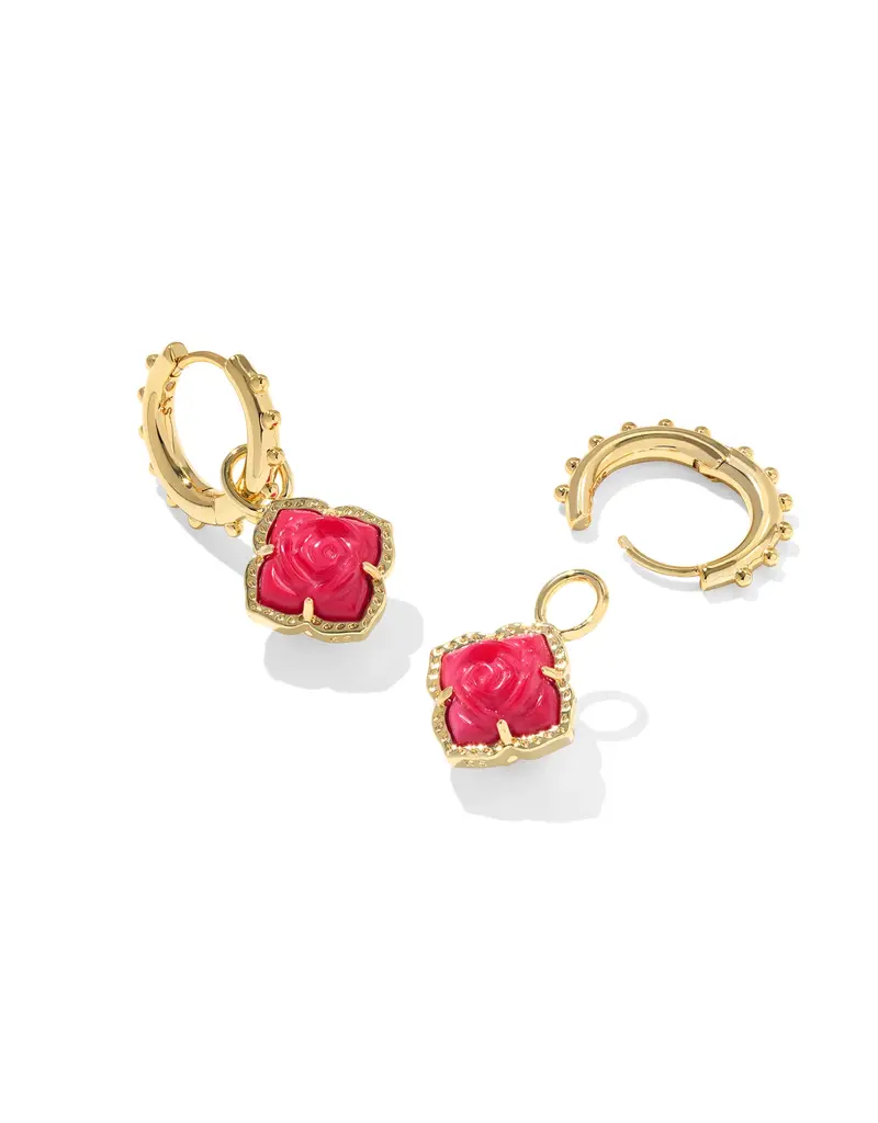 KENDRA SCOTT Mallory Rose Huggie Earrings