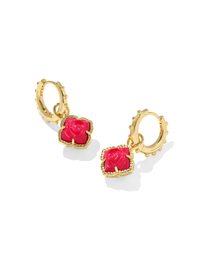 KENDRA SCOTT Mallory Rose Huggie Earrings