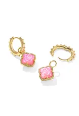 KENDRA SCOTT Mallory Rose Huggie Earrings