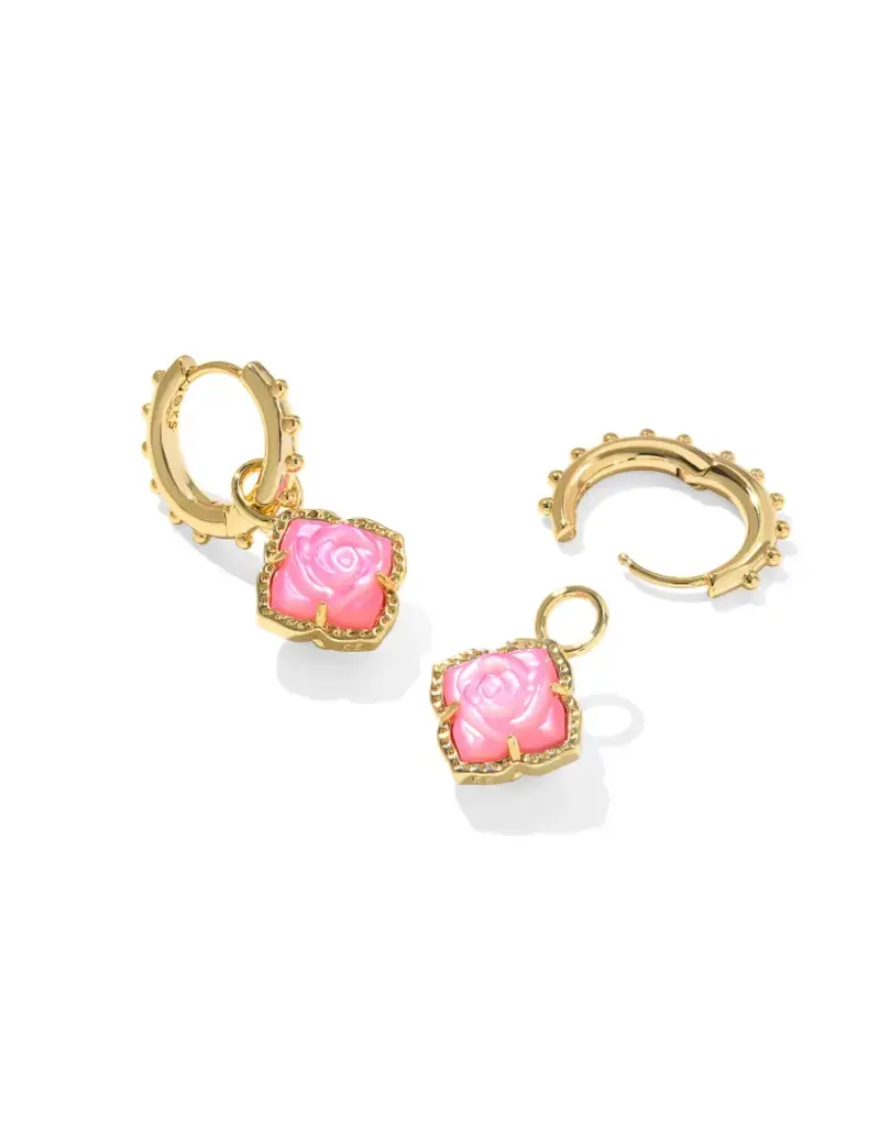 KENDRA SCOTT Mallory Rose Huggie Earrings