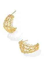 KENDRA SCOTT Krista Lace Huggie Earrings