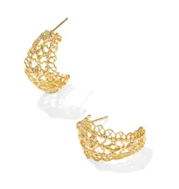 KENDRA SCOTT Krista Lace Huggie Earrings