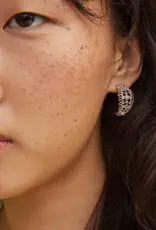 KENDRA SCOTT Krista Lace Huggie Earrings