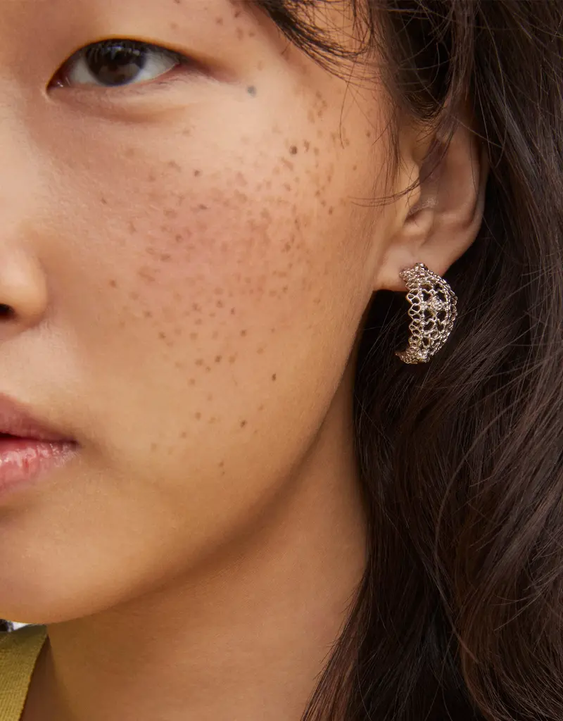 KENDRA SCOTT Krista Lace Huggie Earrings