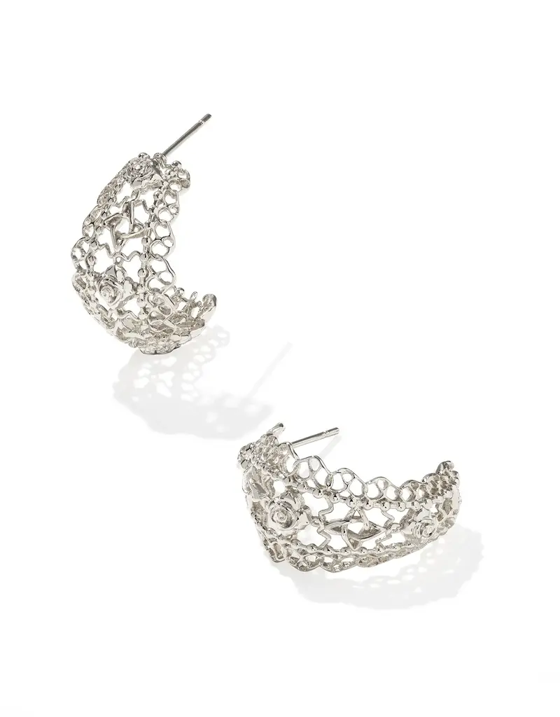 KENDRA SCOTT Krista Lace Huggie Earrings