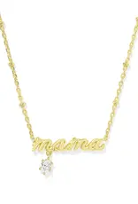 KENDRA SCOTT Mama Crystal Pendant Necklace