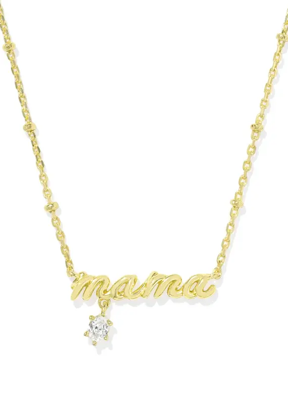KENDRA SCOTT Mama Crystal Pendant Necklace
