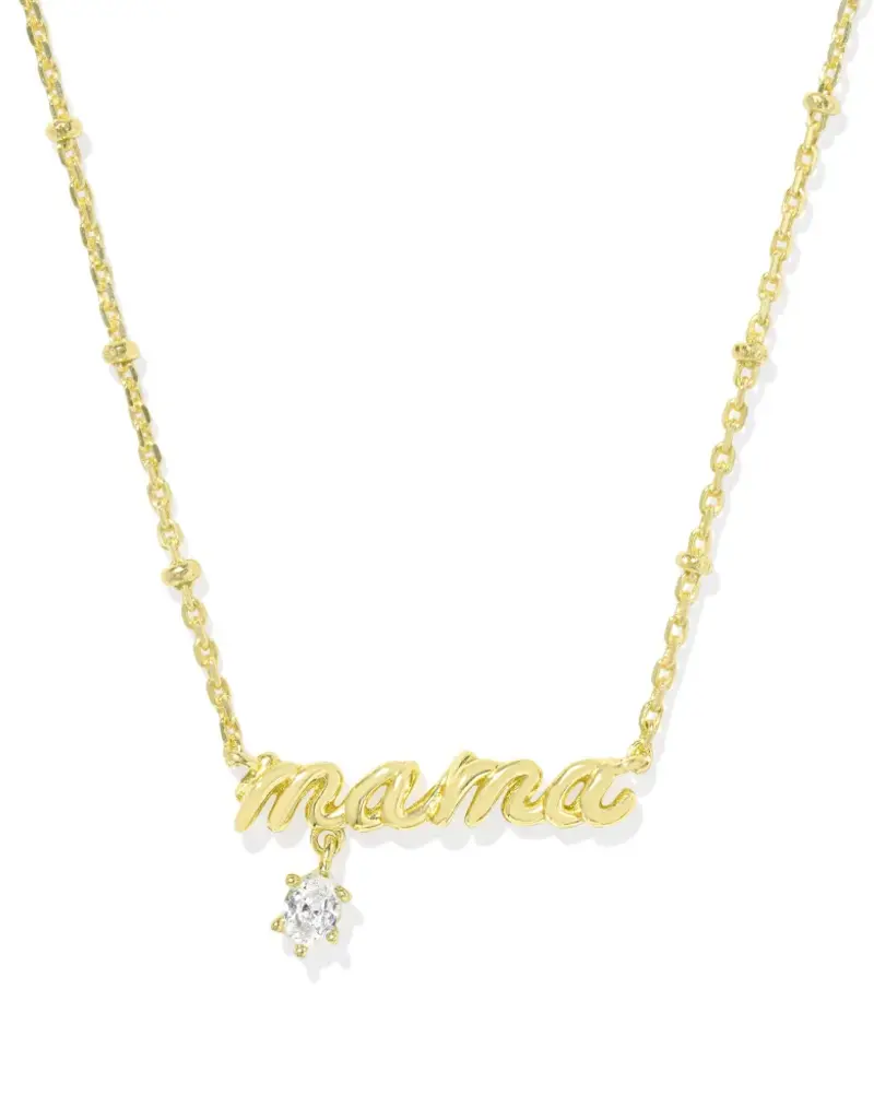 KENDRA SCOTT Mama Crystal Pendant Necklace