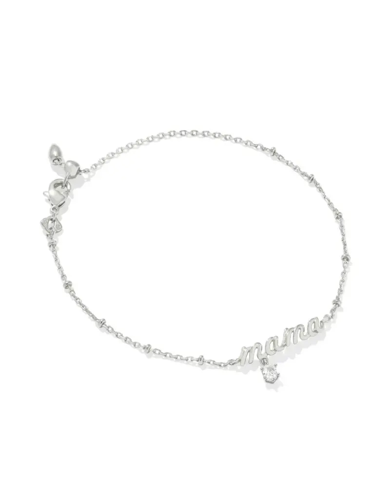 KENDRA SCOTT Mama Crystal Delicate Chain Bracelet