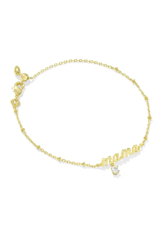 KENDRA SCOTT Mama Crystal Delicate Chain Bracelet