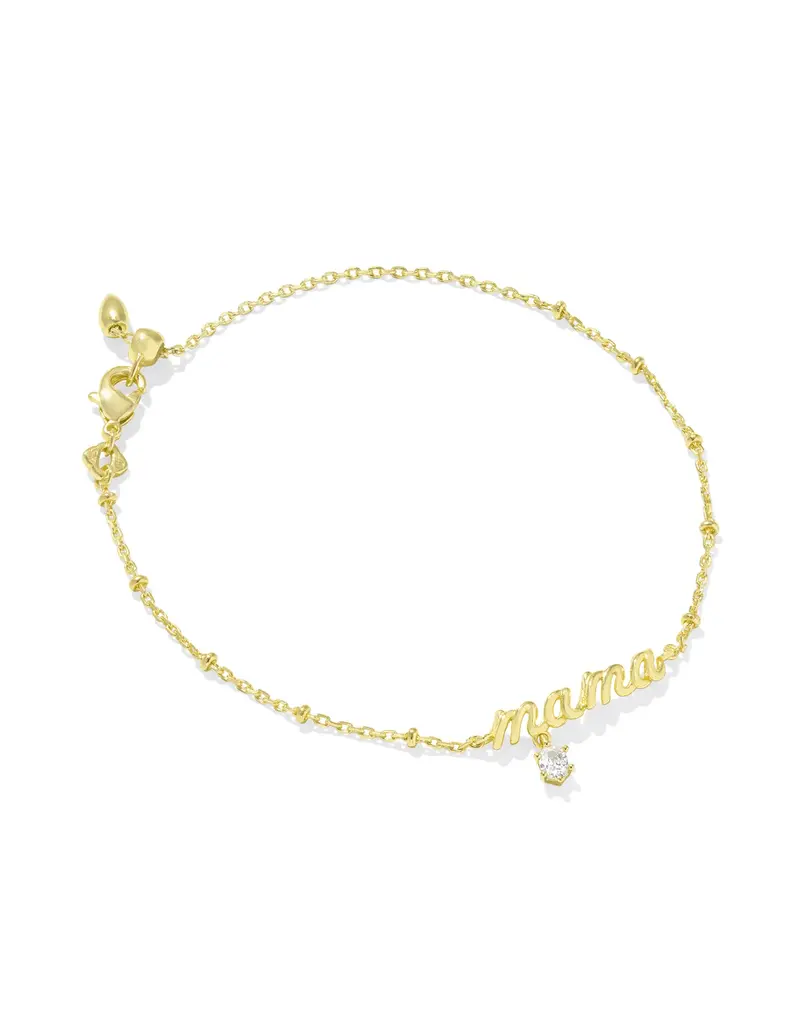 KENDRA SCOTT Mama Crystal Delicate Chain Bracelet