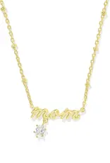 KENDRA SCOTT Mom Crystal Pendant Necklace