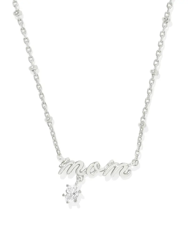 KENDRA SCOTT Mom Crystal Pendant Necklace