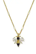 KENDRA SCOTT Bee Short Pendant Necklace