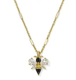 KENDRA SCOTT Bee Short Pendant Necklace