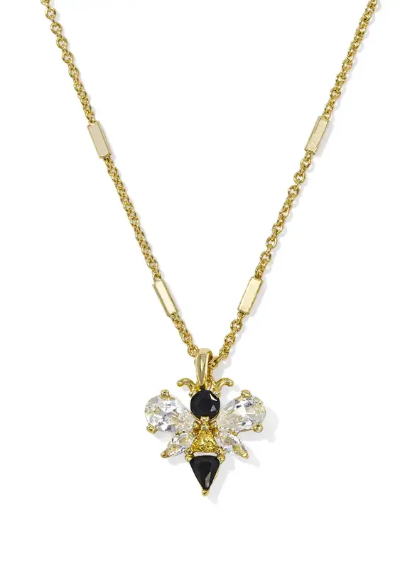 KENDRA SCOTT Bee Short Pendant Necklace