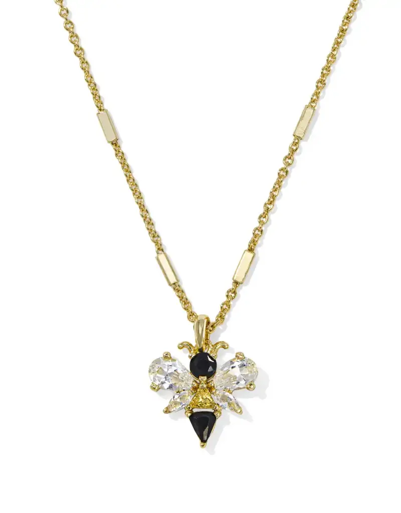 KENDRA SCOTT Bee Short Pendant Necklace