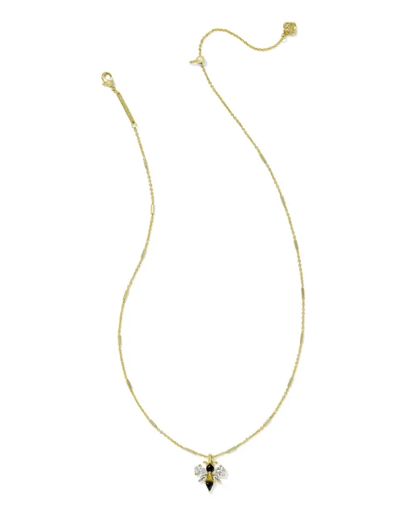 KENDRA SCOTT Bee Short Pendant Necklace