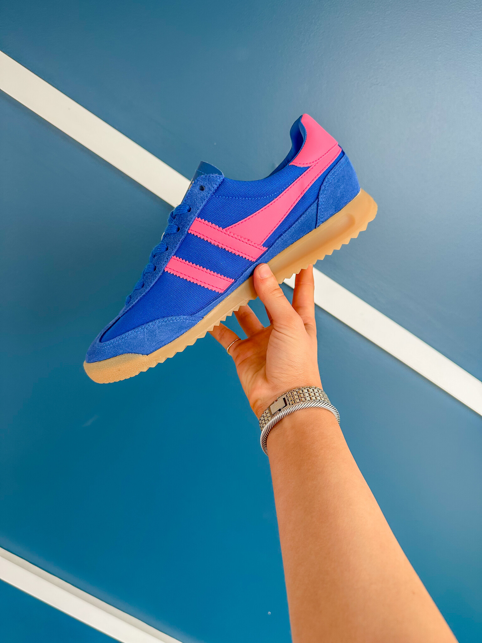 (取寄) ゴーラ レディース トルネード Gola women Tornado Sapphire/Fluro Pink Gola Tornado - Sapphire/ Fluro Pink - j.hoffman's