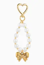 J.HOFFMAN'S Bag Charm - Bow & Pearl Loop