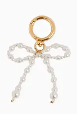 J.HOFFMAN'S Bag Charm Keychain- Mixed Pearl Croquette