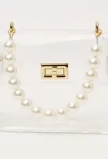 J.HOFFMAN'S Audrey Clear Bag- Pearl
