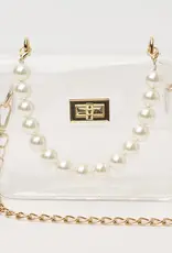 J.HOFFMAN'S Audrey Clear Bag- Pearl
