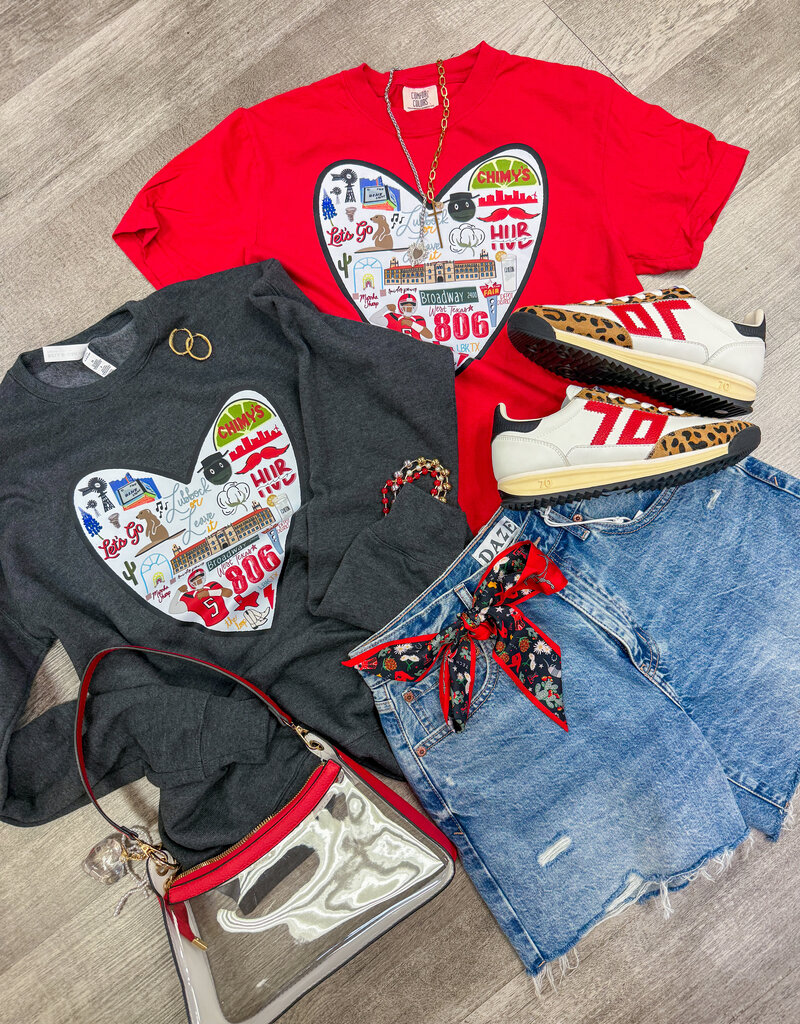 J.HOFFMAN'S **j.hoffman's original design** Lubbock Love Sweatshirt - restocked!