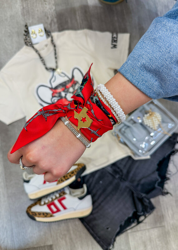 J.HOFFMAN'S RESTOCKED! Texas Tech Twilly Scarf