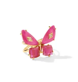 KENDRA SCOTT Bianca Butterfly Cocktail Ring