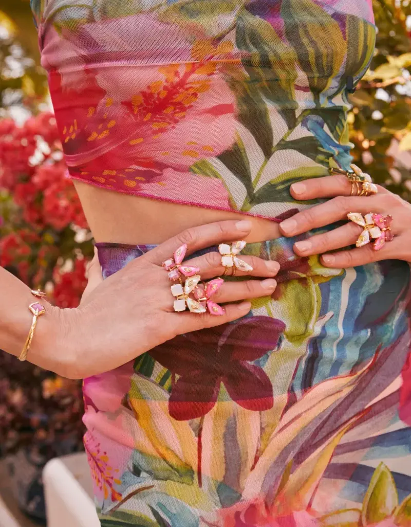 KENDRA SCOTT Bianca Butterfly Cocktail Ring