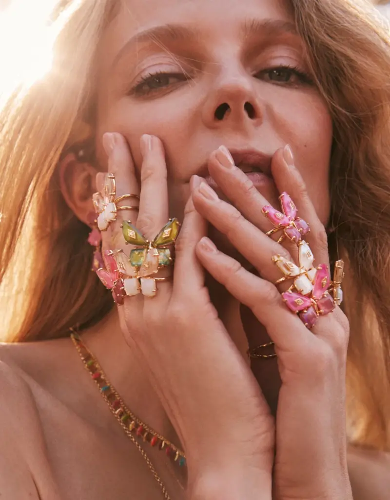 KENDRA SCOTT Bianca Butterfly Cocktail Ring